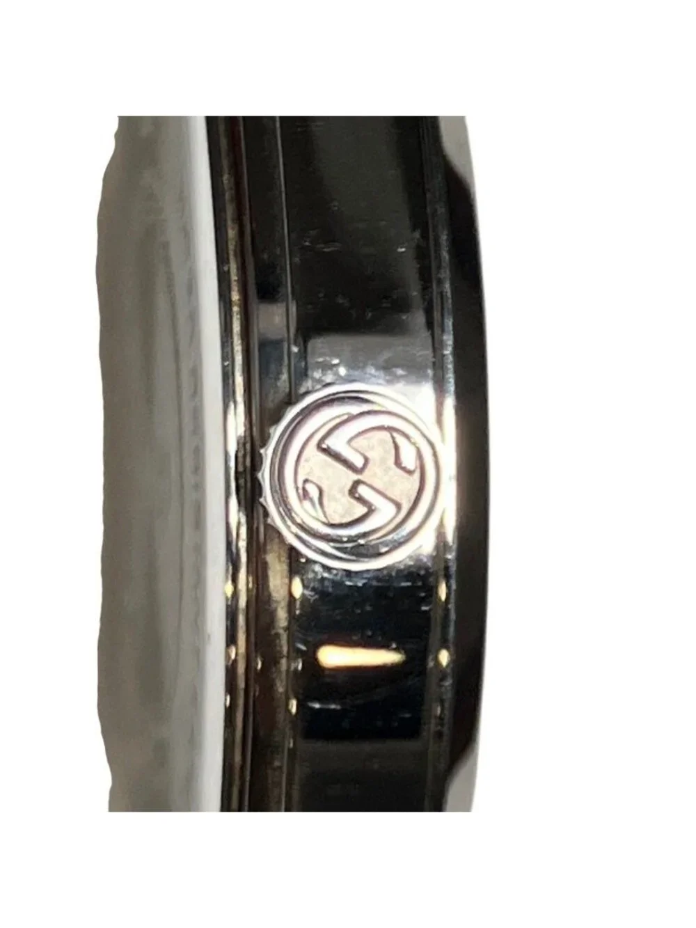 Gucci G-Timeless Watch SS Quartz Black Dial 126.4
